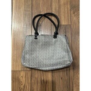 Guess Los Angeles Purse Shoulder Bag Gray All Over Design Logo (SEE PICS!)